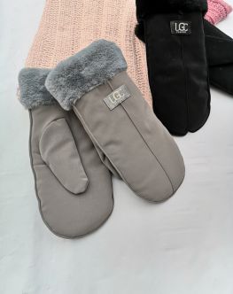 Женские варежки экомех MIX brands, серые Женские варежки экомех MIX brands, серые